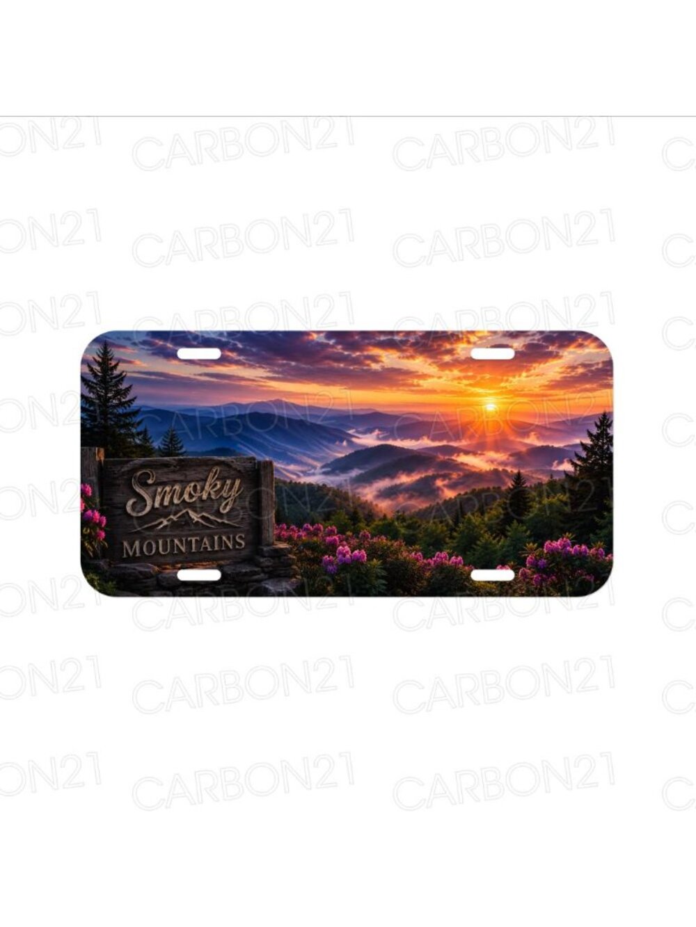 Great Smokey Mountains Gatlinburg Tennessee Aluminum License Plate CAR SUV Truck